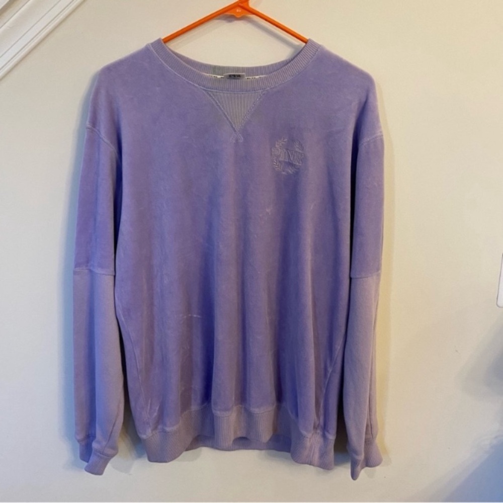 Vs Pink velour sweatshirt
